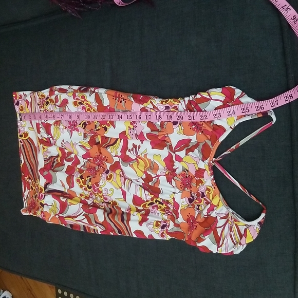 Vintage y2k Does 1970's Bebe Floral Dress SzXS - Picture 8 of 8